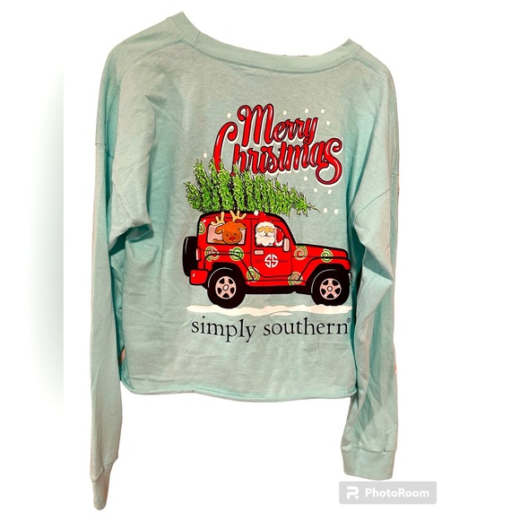 Simply Southern Christmas Shirt XL NWT - Picture 1 of 3